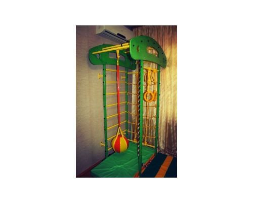 Детский спортивный комплекс для дома ''Олимпик-Грибок'' с сеткой